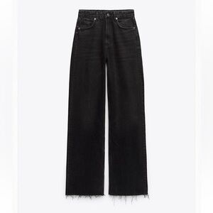 Zara ultra high waist wide leg trousers 25